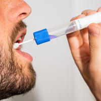 TAKE A SALIVA SAMPLE AT HOME
